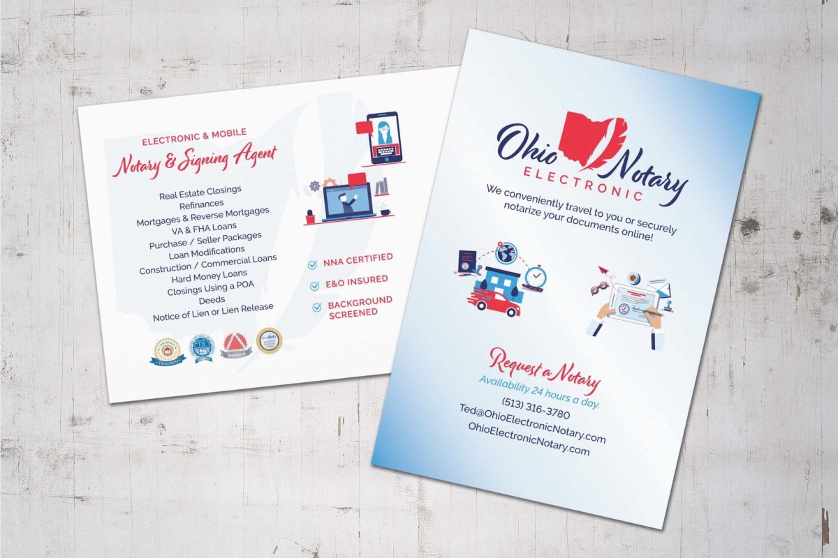 Ohio Electronic Notary Postcard